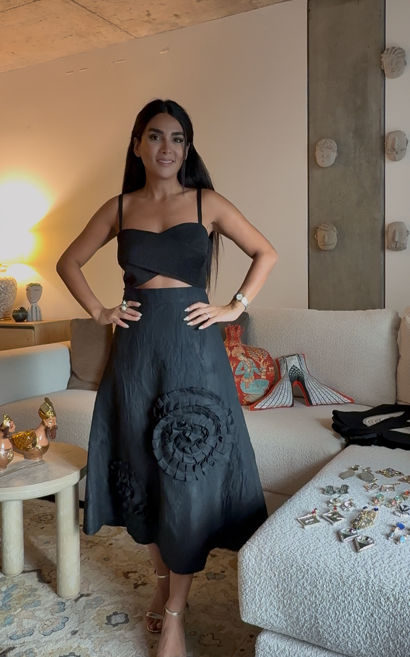 Black Rose Skirt