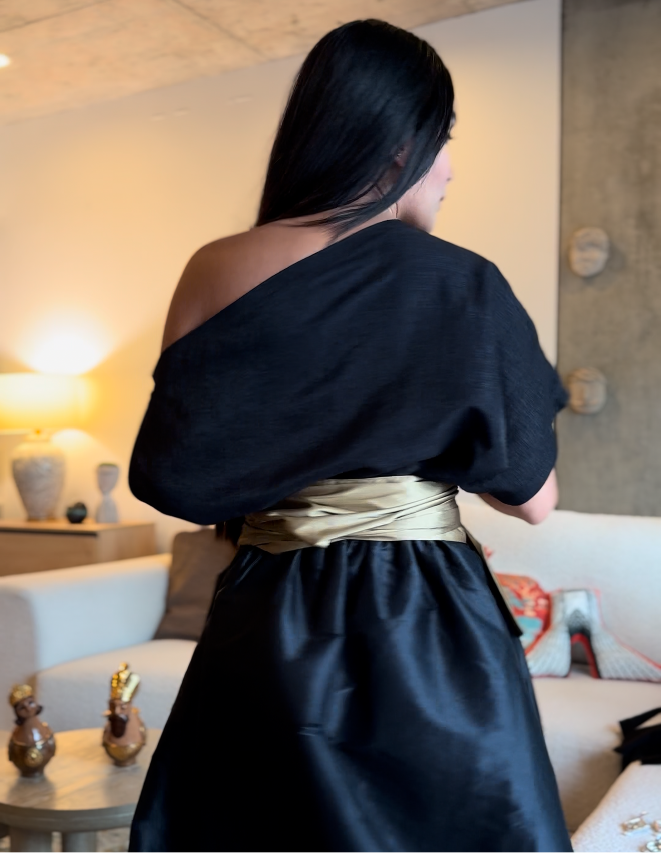 Black Shadow Blouse