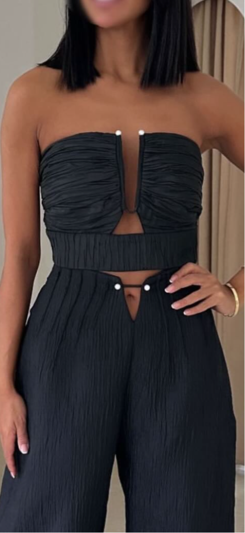 Black Pearly Top