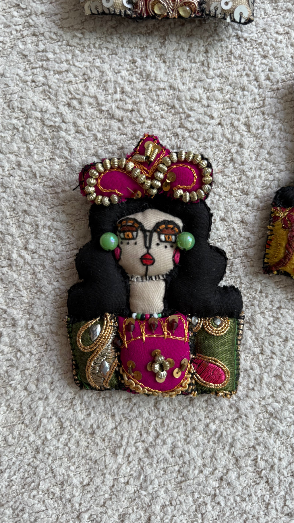 Ghajar Girl Handmade Brooch #2