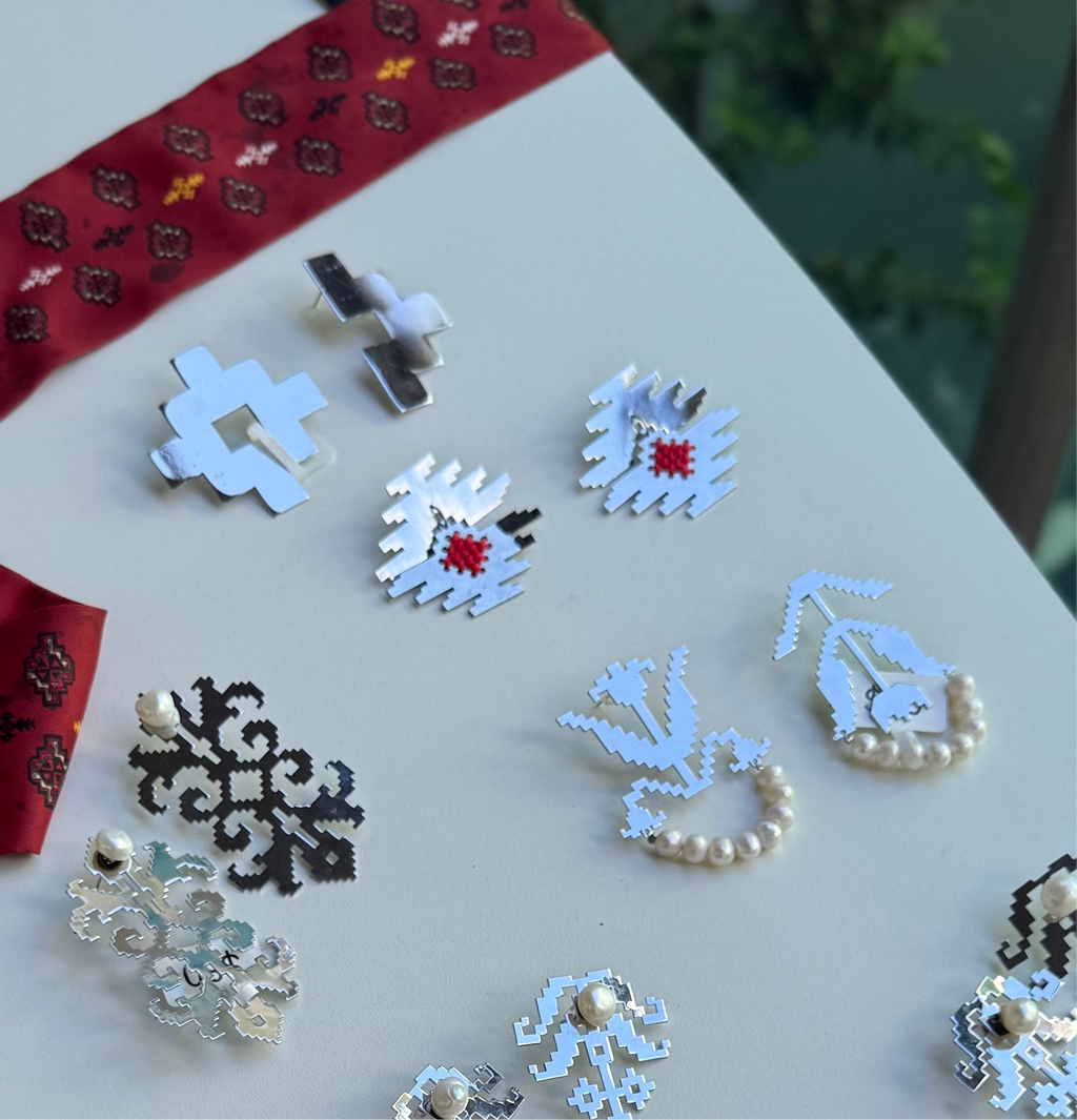 Handmade Stainless Steel Earrings