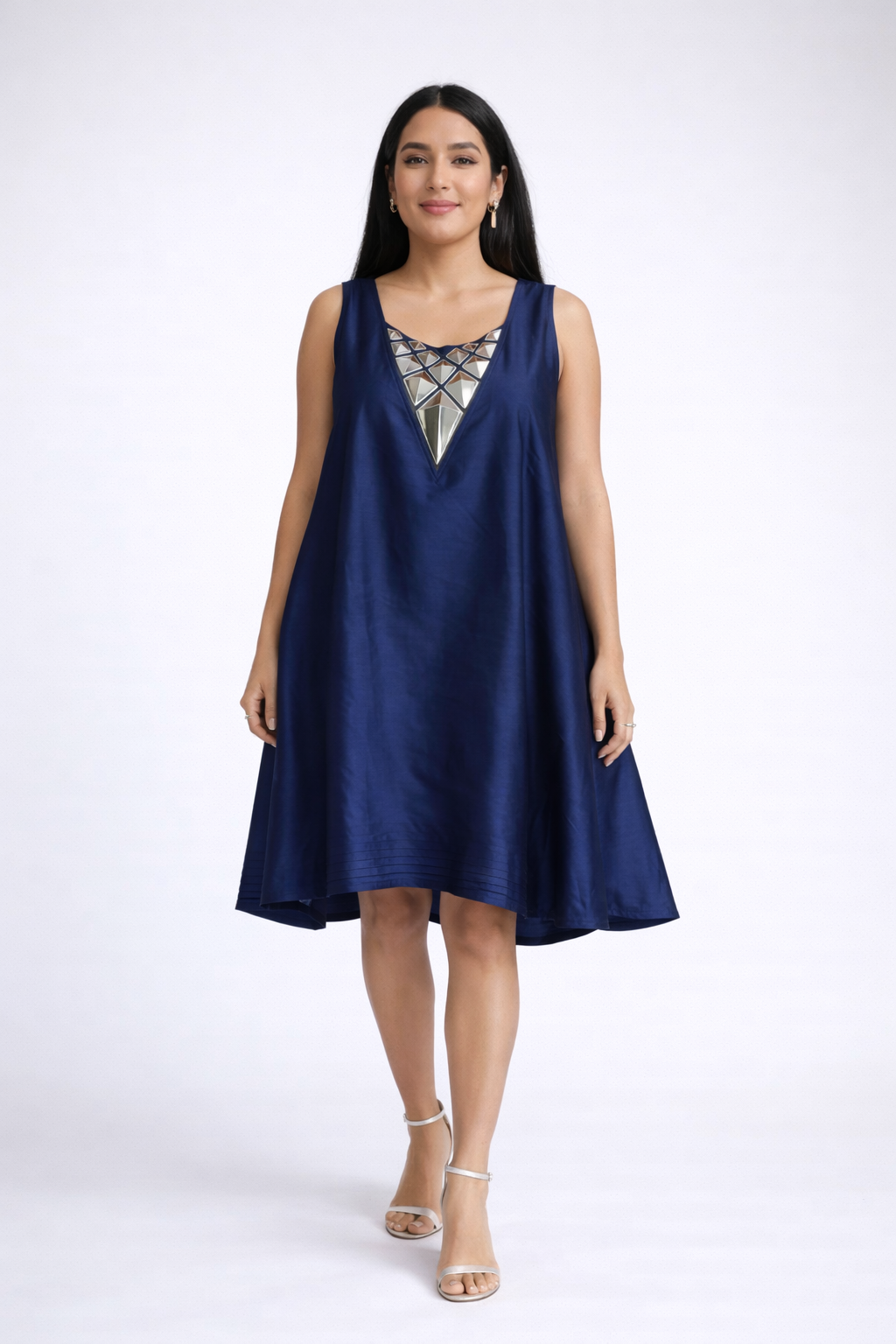 Blue Mirror Dress