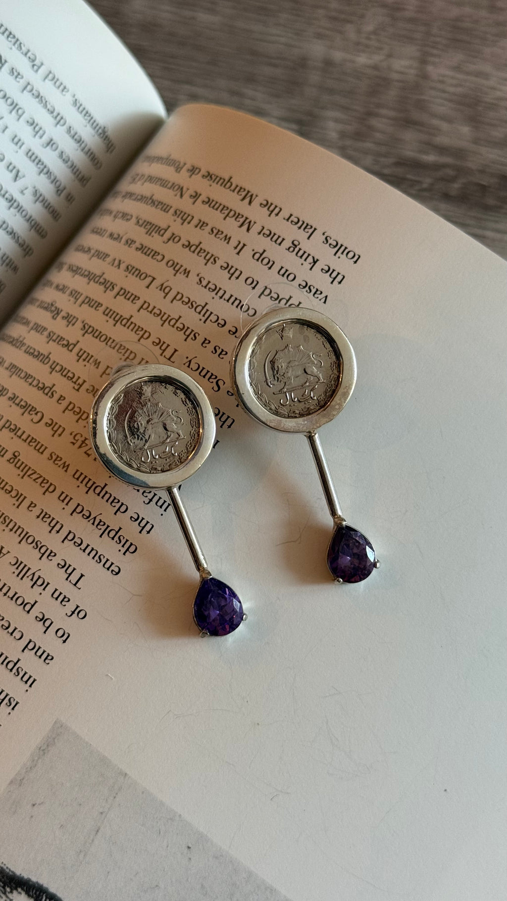 Handmade Silver Coin Earrings