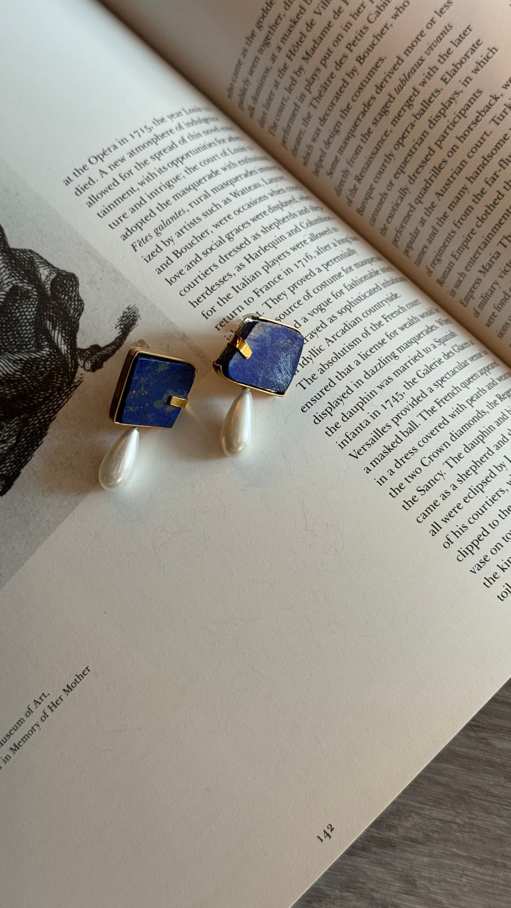 Handmade Silver Earrings With Natural Stone