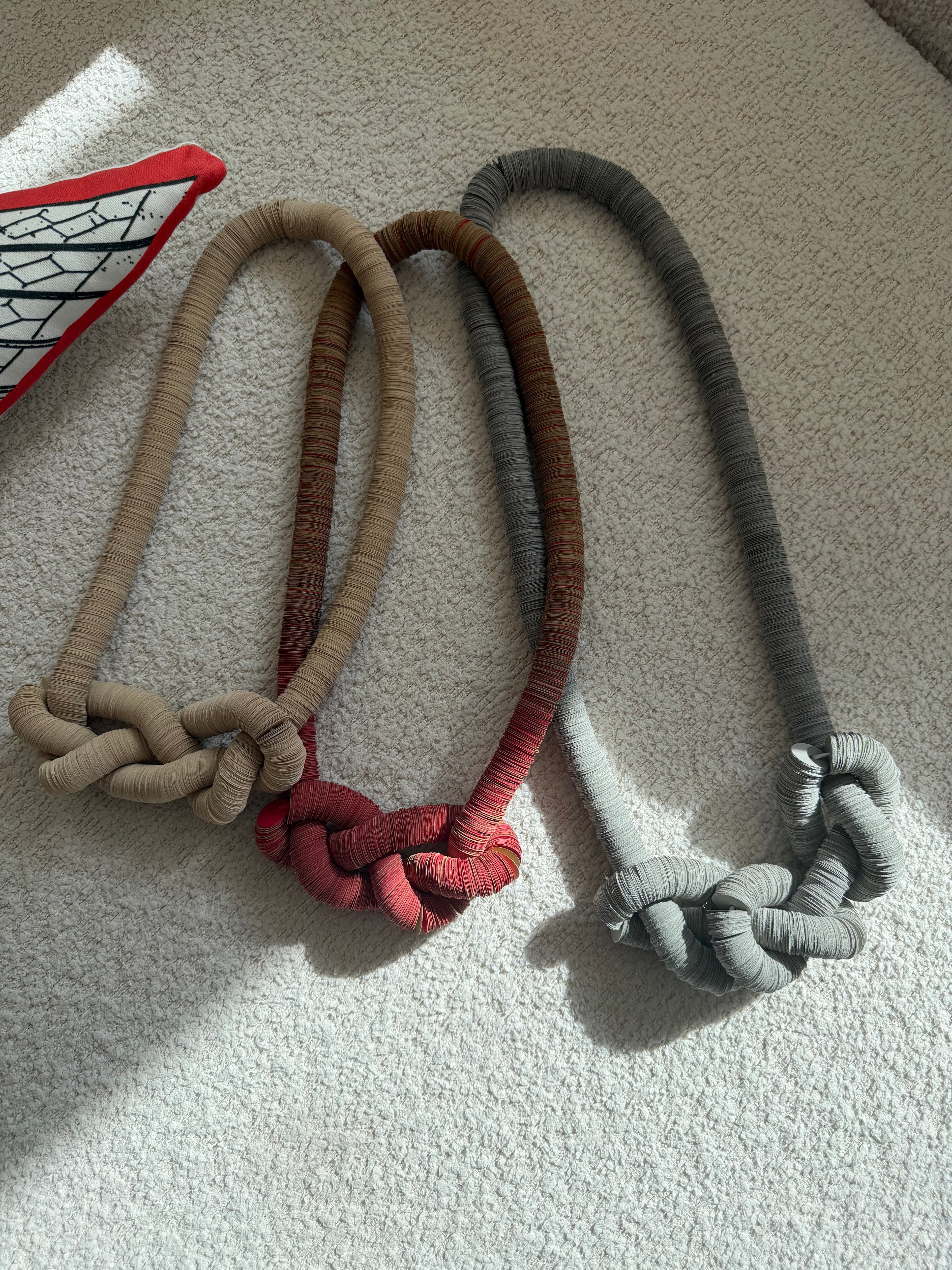 Gray Handcrafted necklace