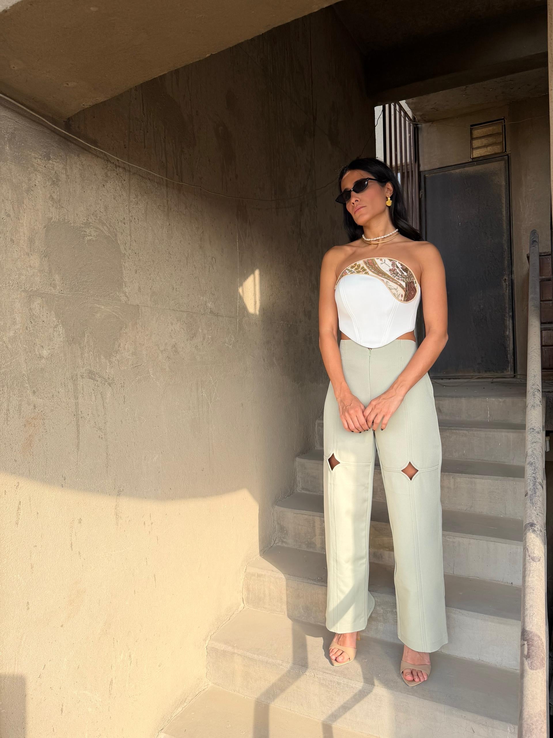 Botte Jeghe Top White