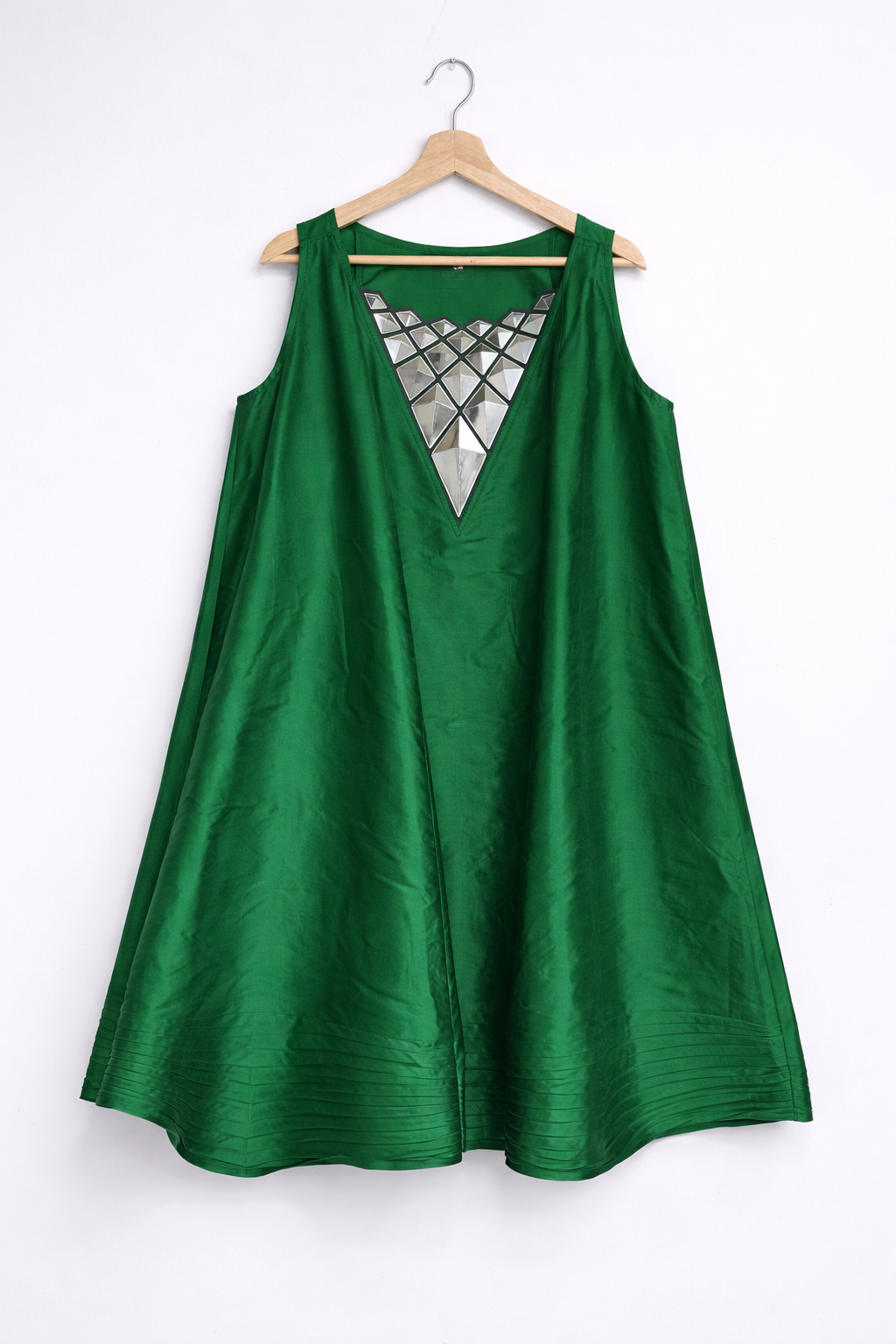 Dark Green Mirror Dress