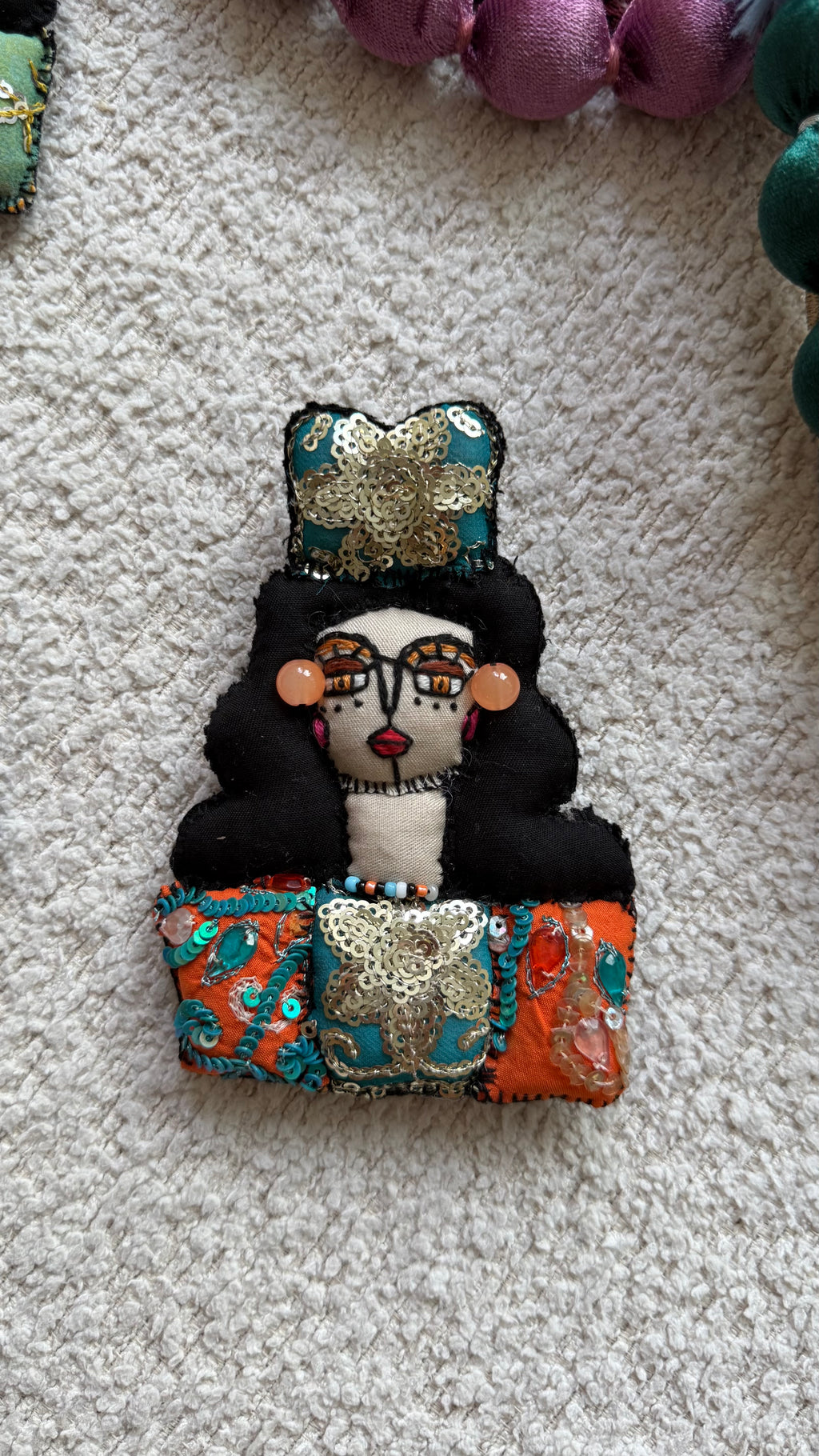 Ghajar Girl Handmade Brooch #6