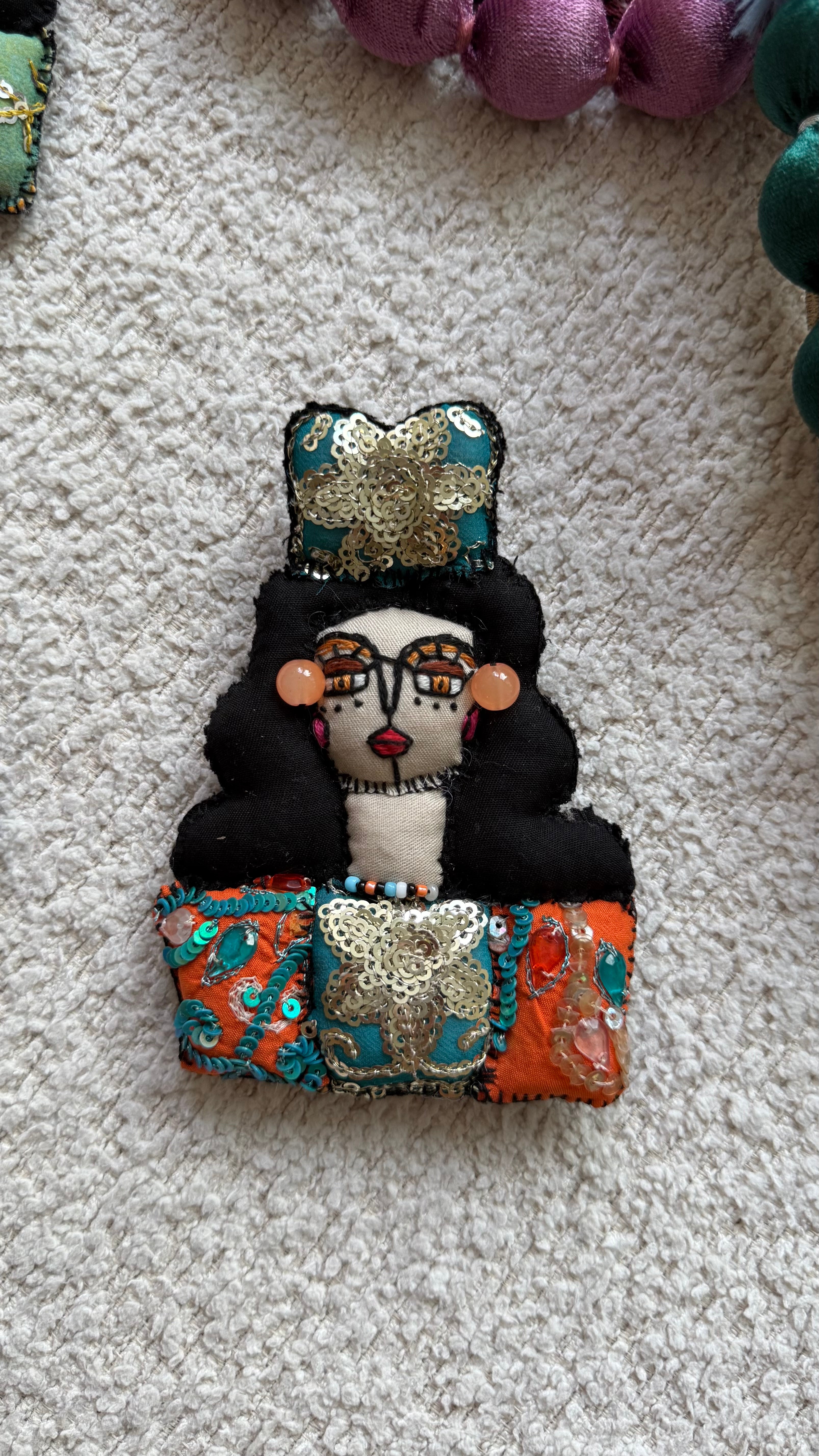 Ghajar Girl Handmade Brooch #6