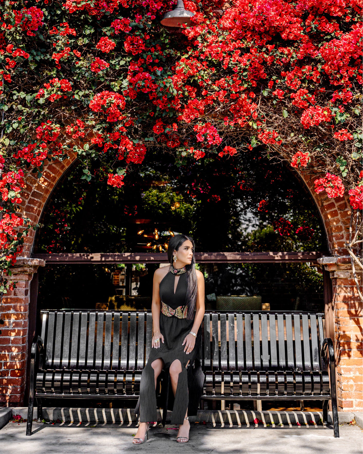 Black Garden Top