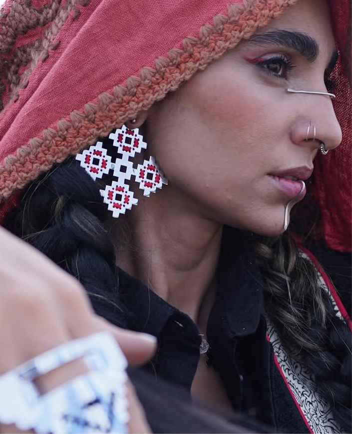 Handmade Stainless Steel Earrings