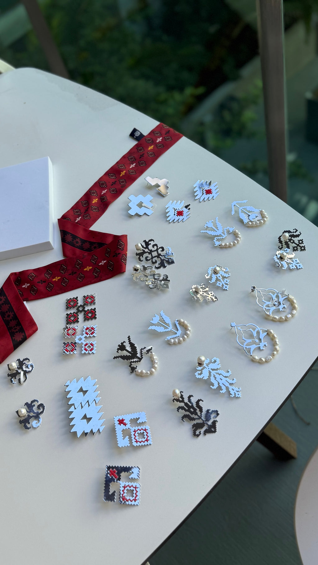 Handmade Stainless Steel Earrings