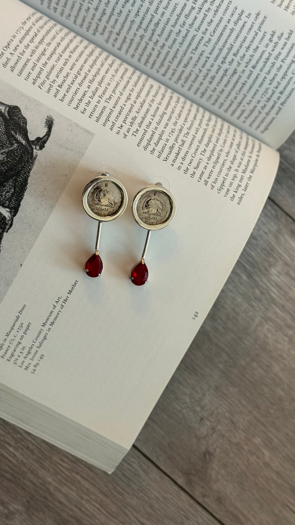 Handmade Silver Coin Earrings