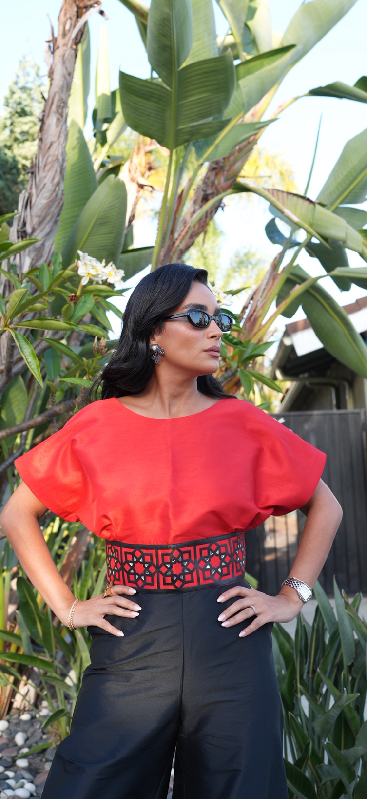 Mirror Blouse (Red)