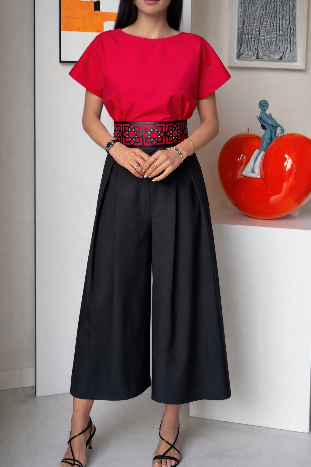 Mirror Blouse (Red)