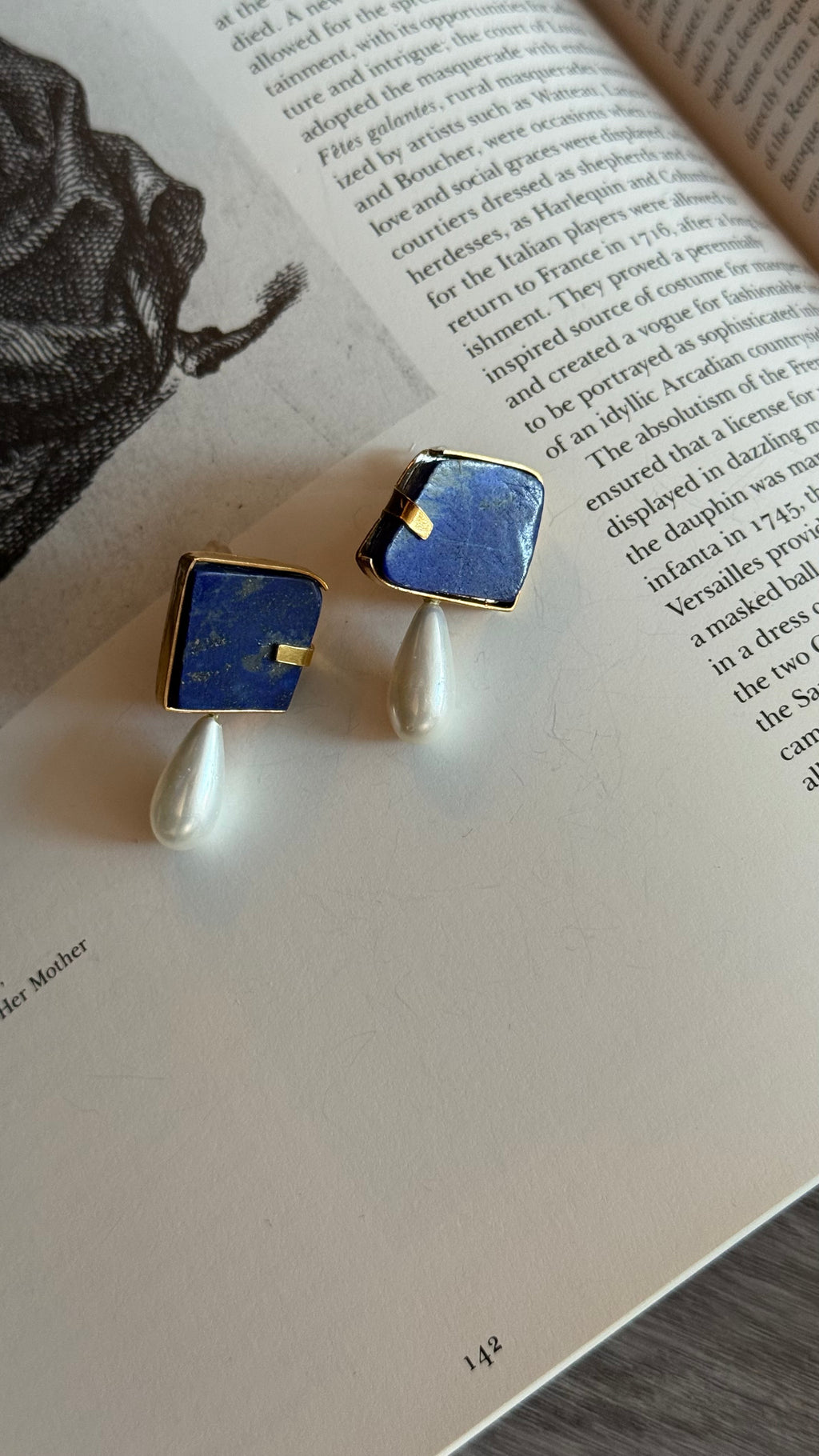 Handmade Silver Earrings With Natural Stone