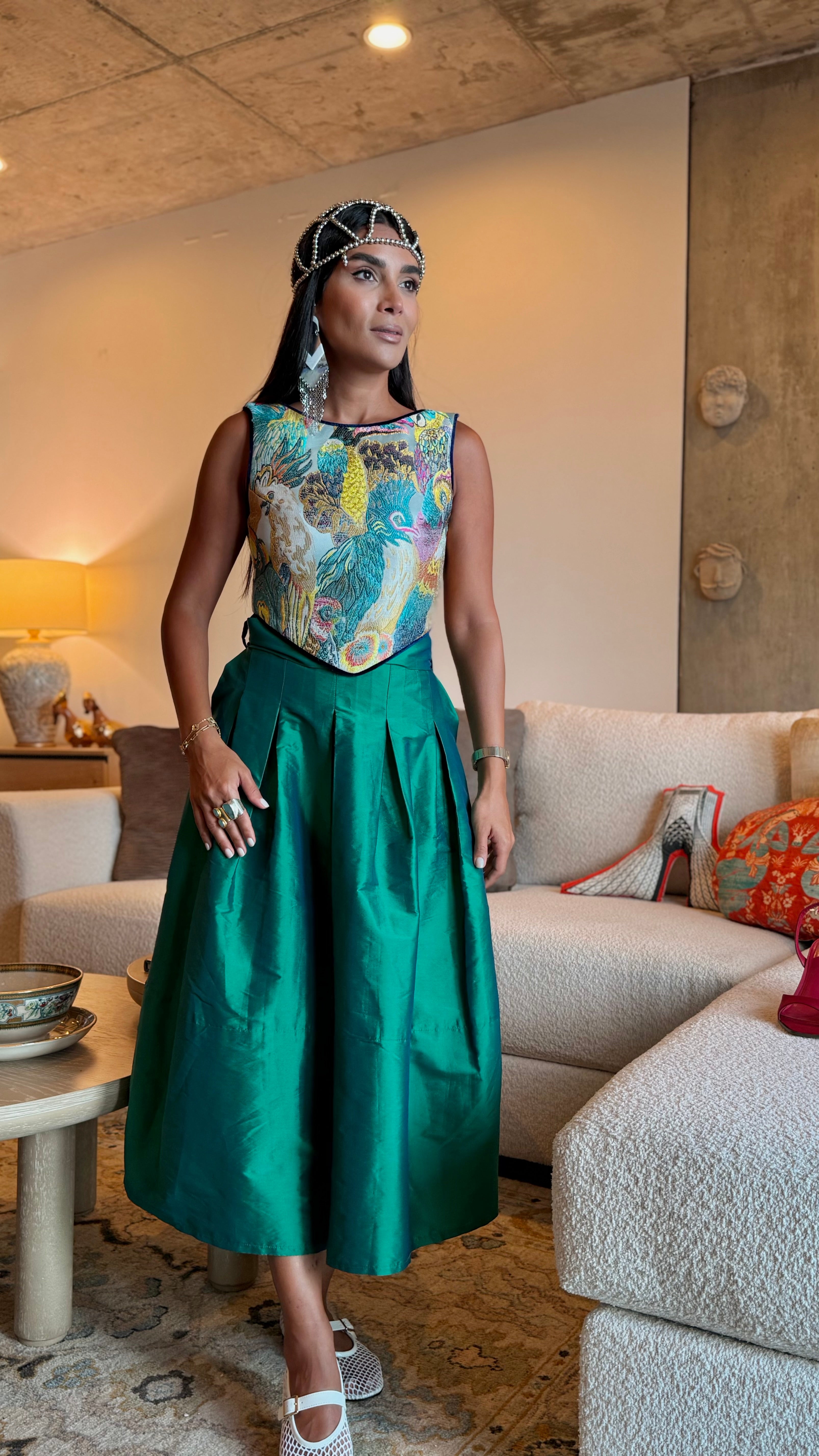 Green Parrot Top
