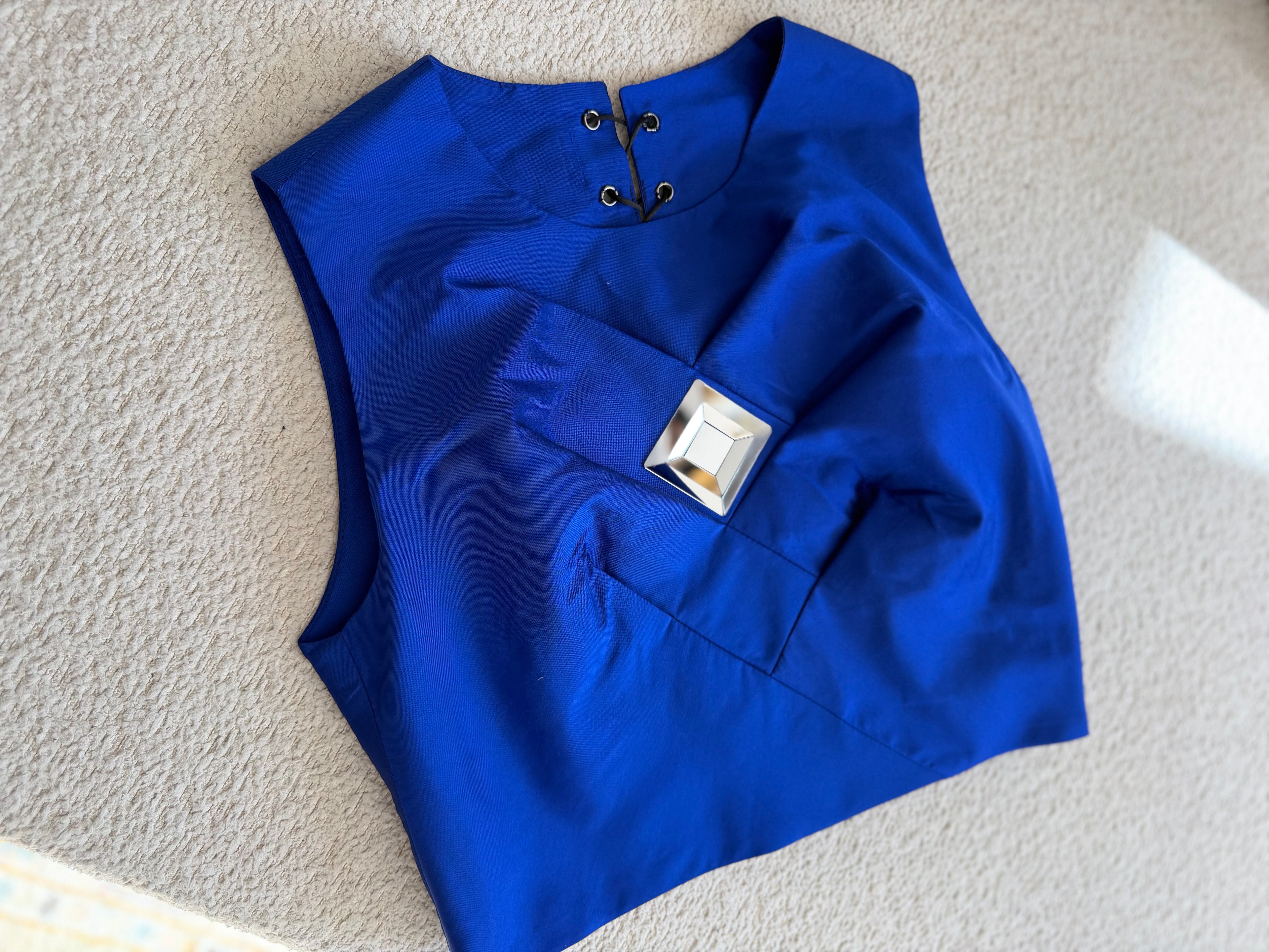 Negar Mirror Top (Blue)