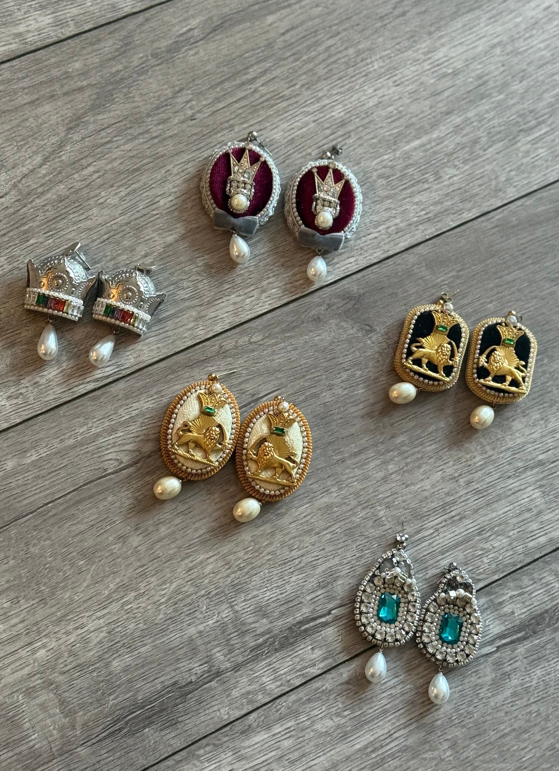 Handmade Velvet Earrings