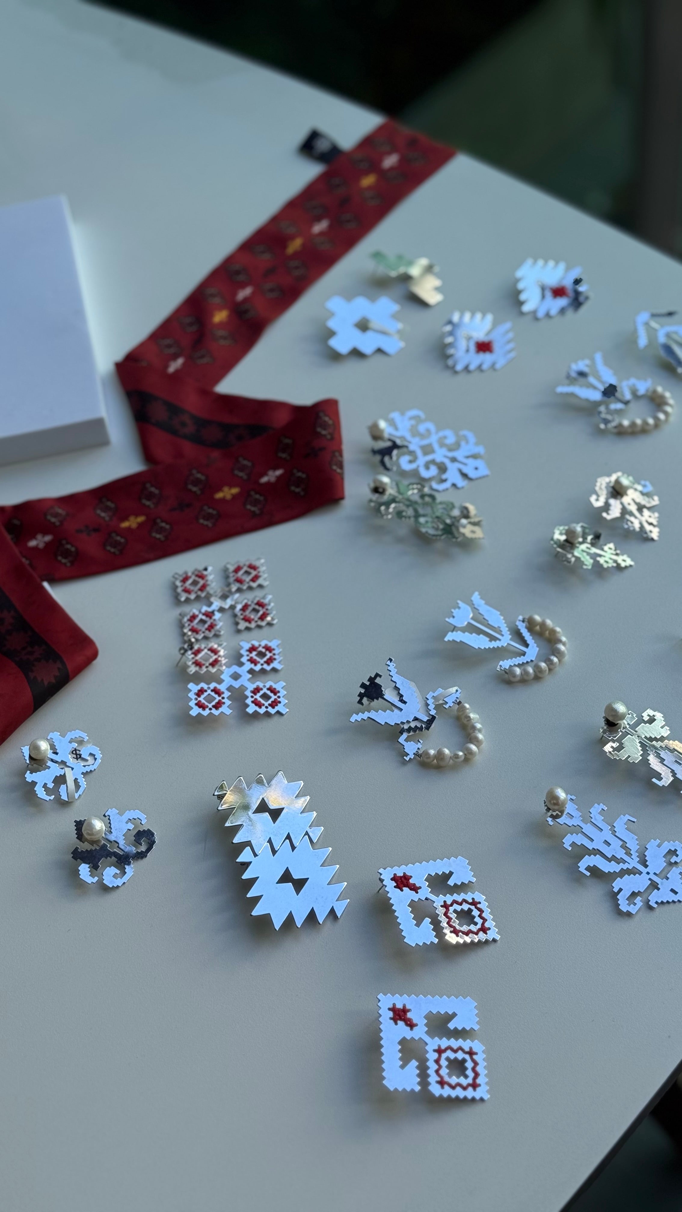 Handmade Stainless Steel Earrings