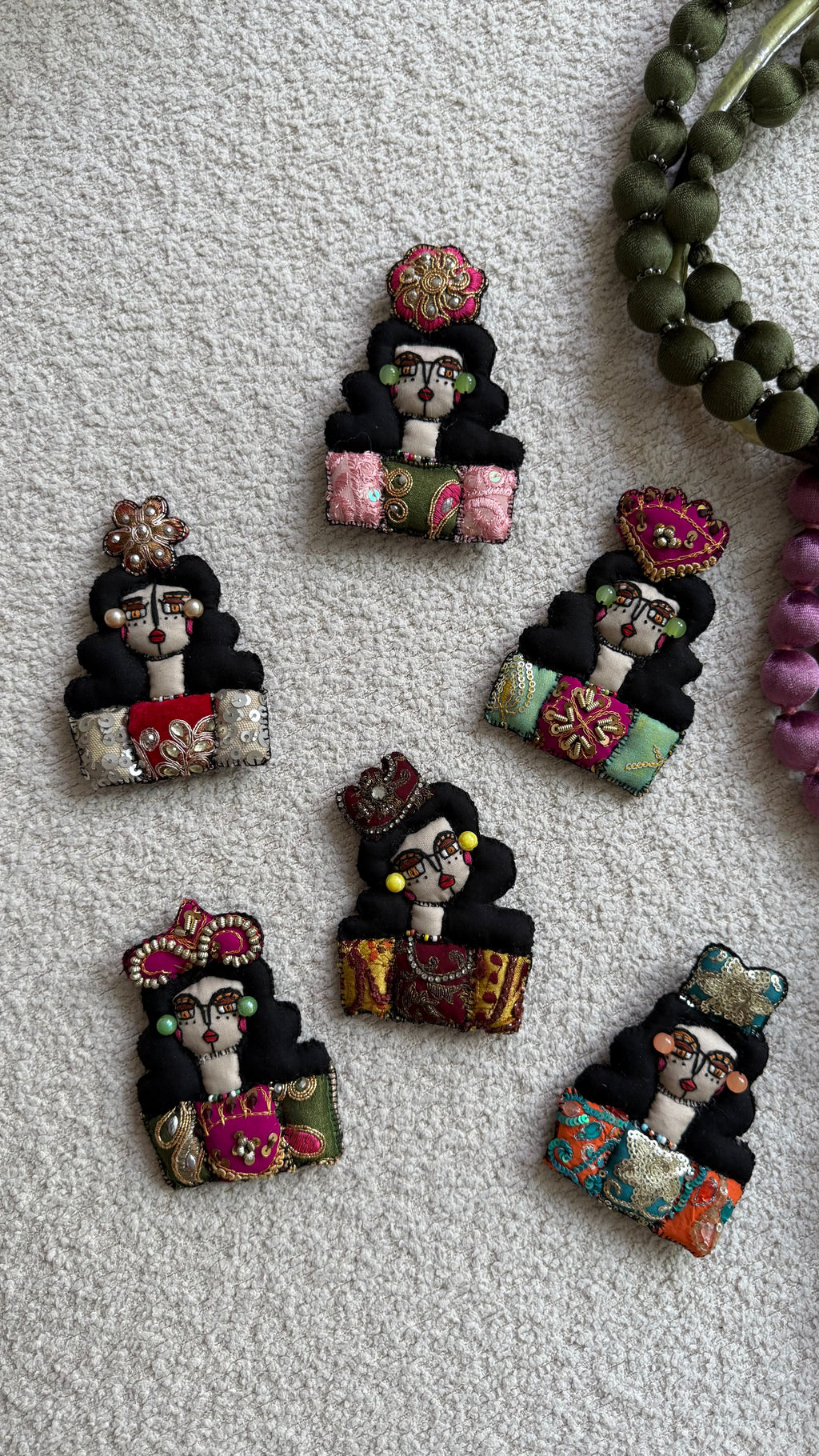 Ghajar Girl Handmade Brooch #5