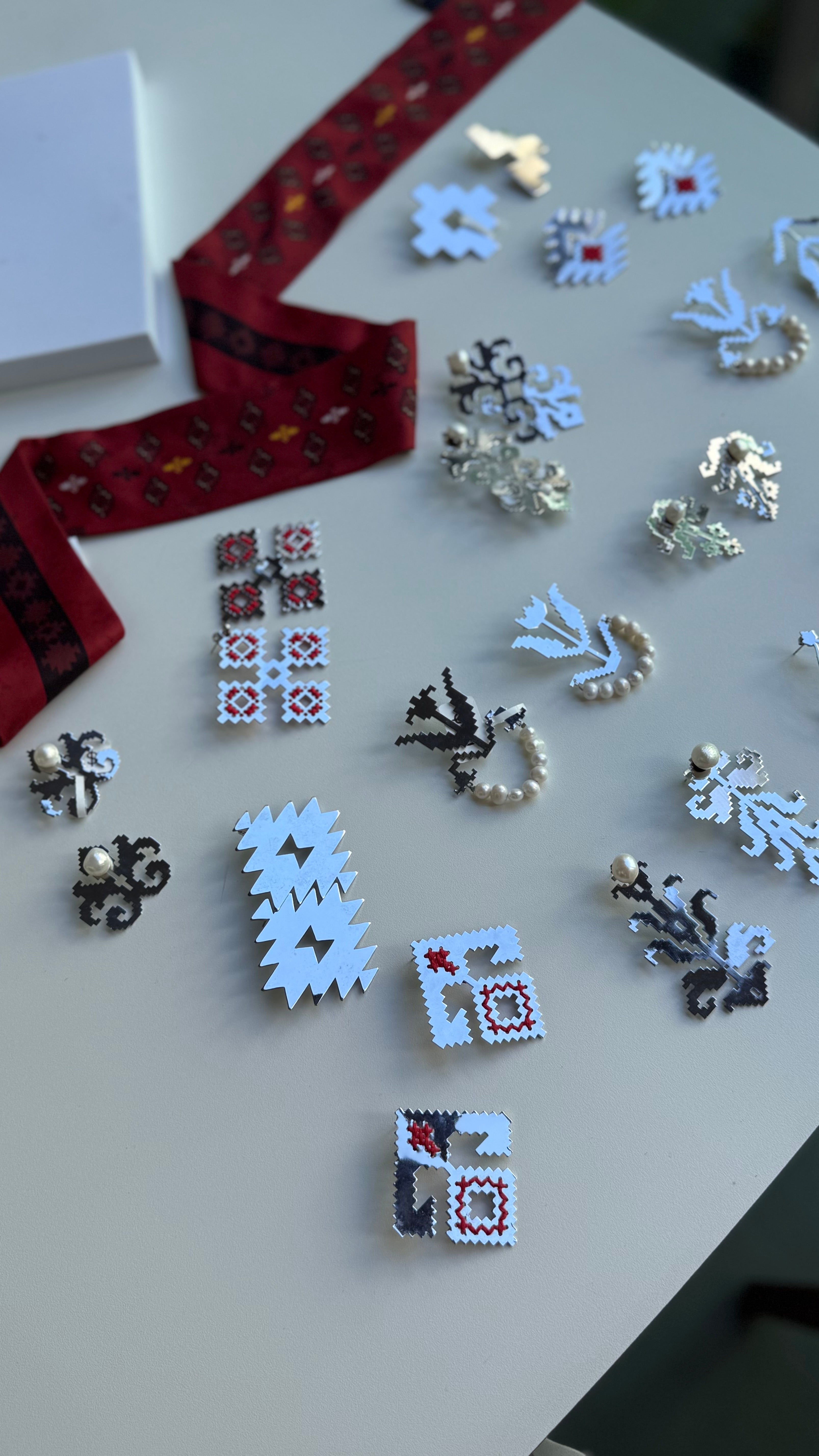 Handmade Stainless Steel Earrings