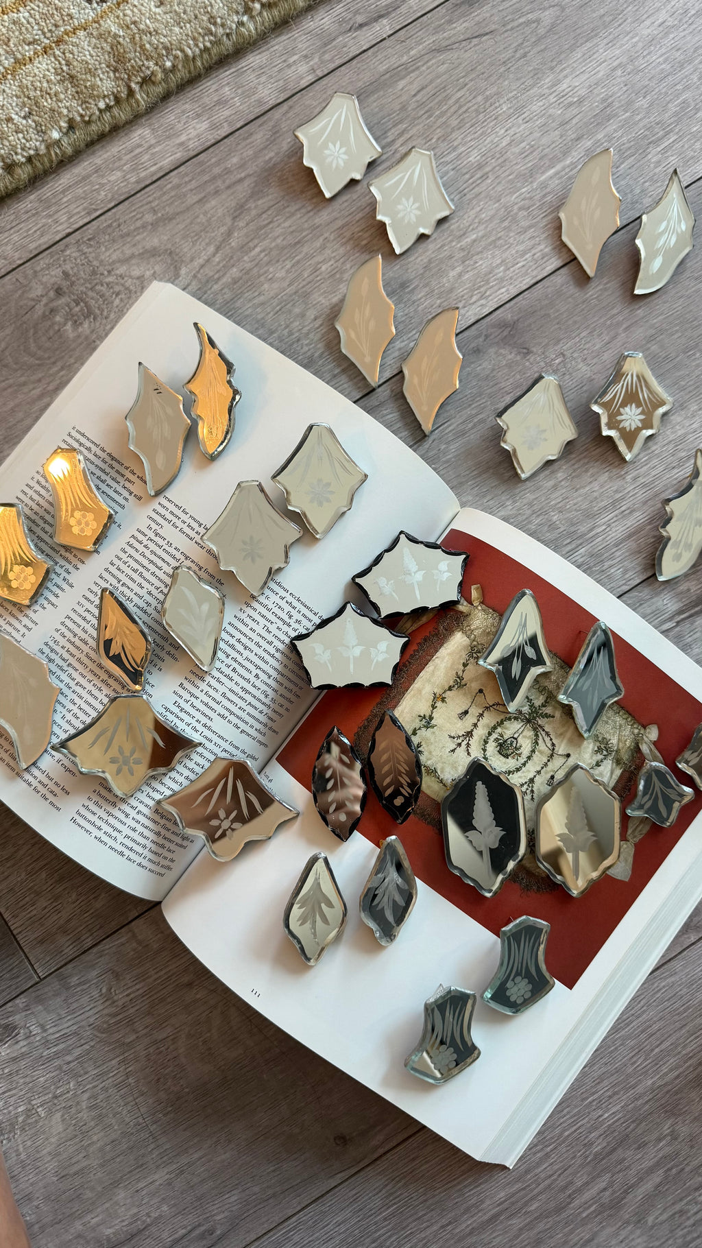 Handmade Mirror Earrings