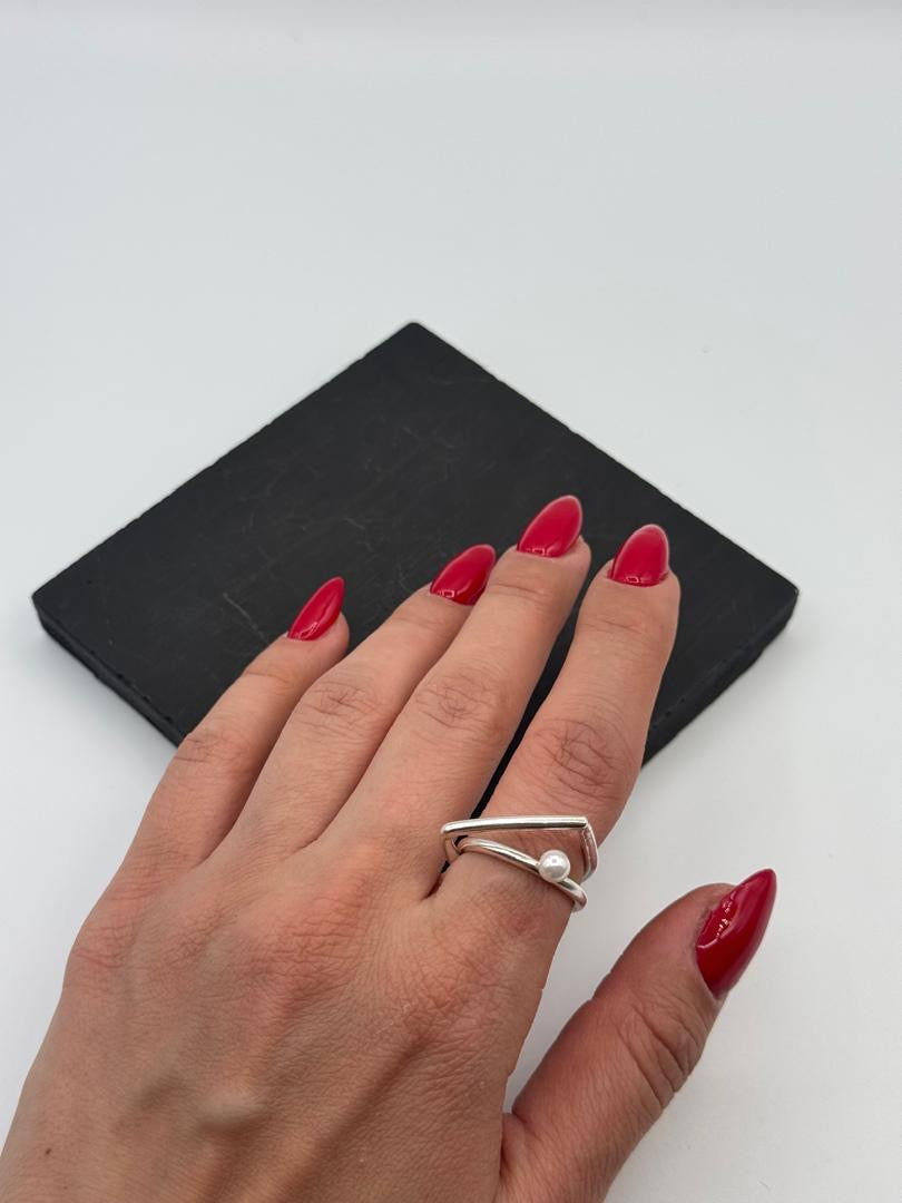 Minimalist Silver Ring #3