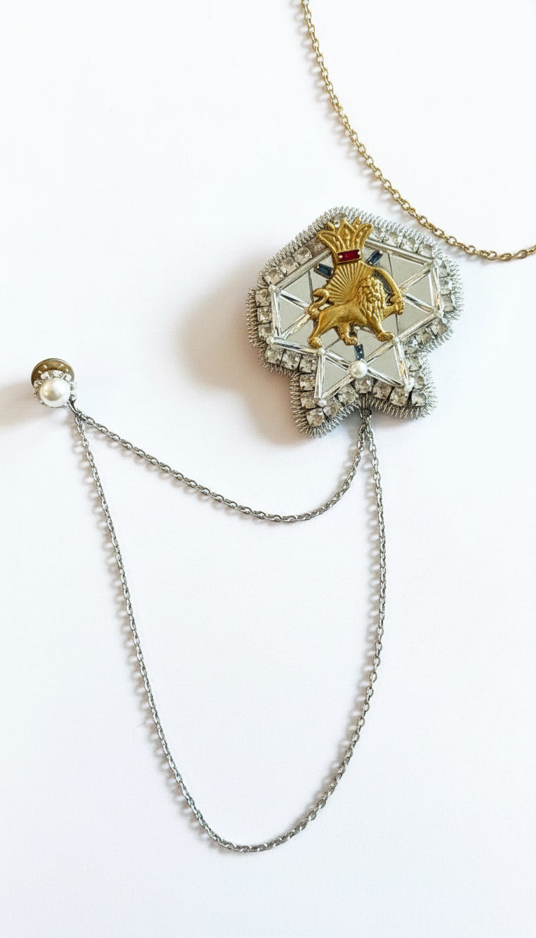 Handmade Velvet Brooch