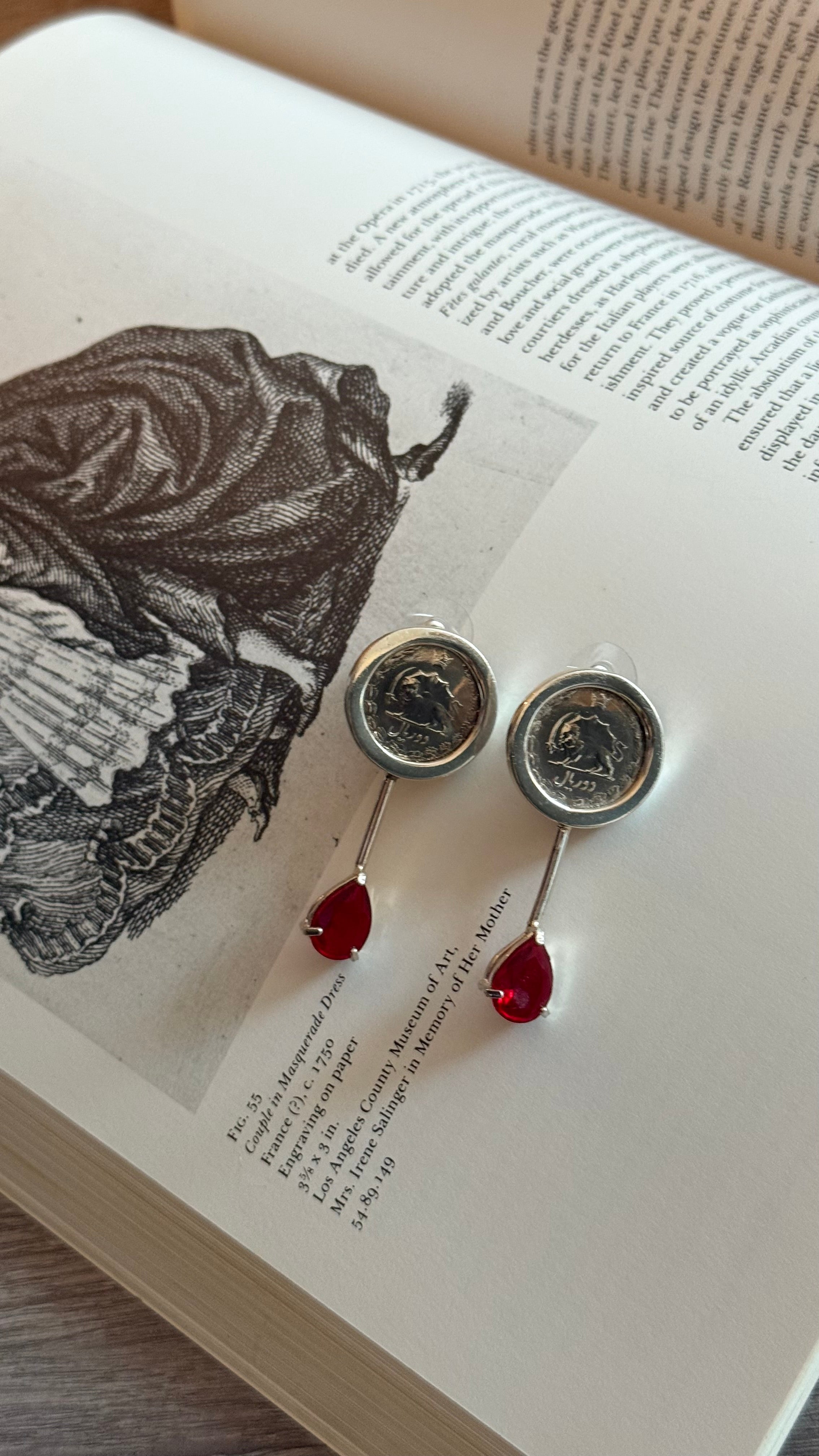 Handmade Silver Coin Earrings