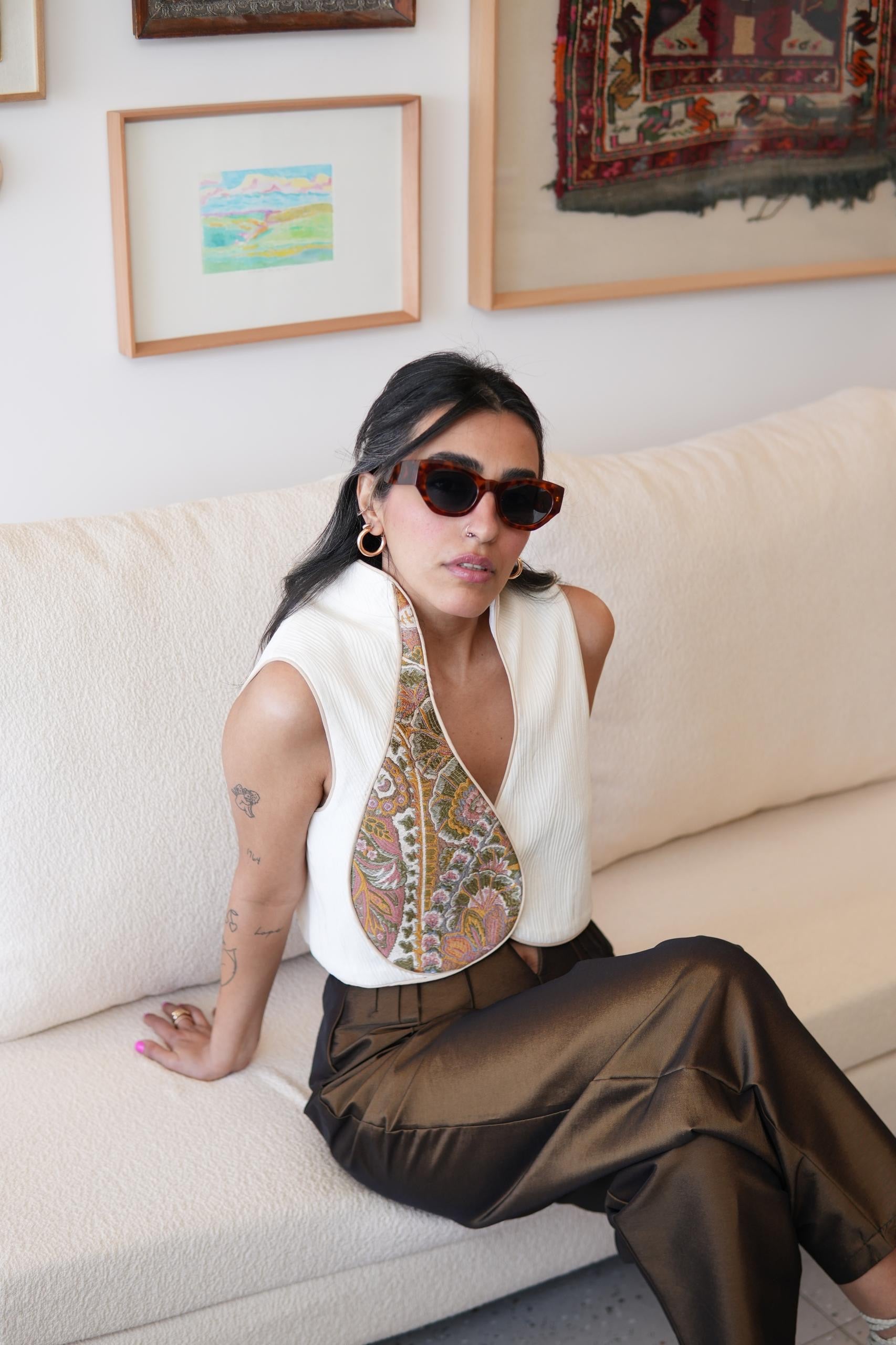 Botte Jeghe Vest (White)