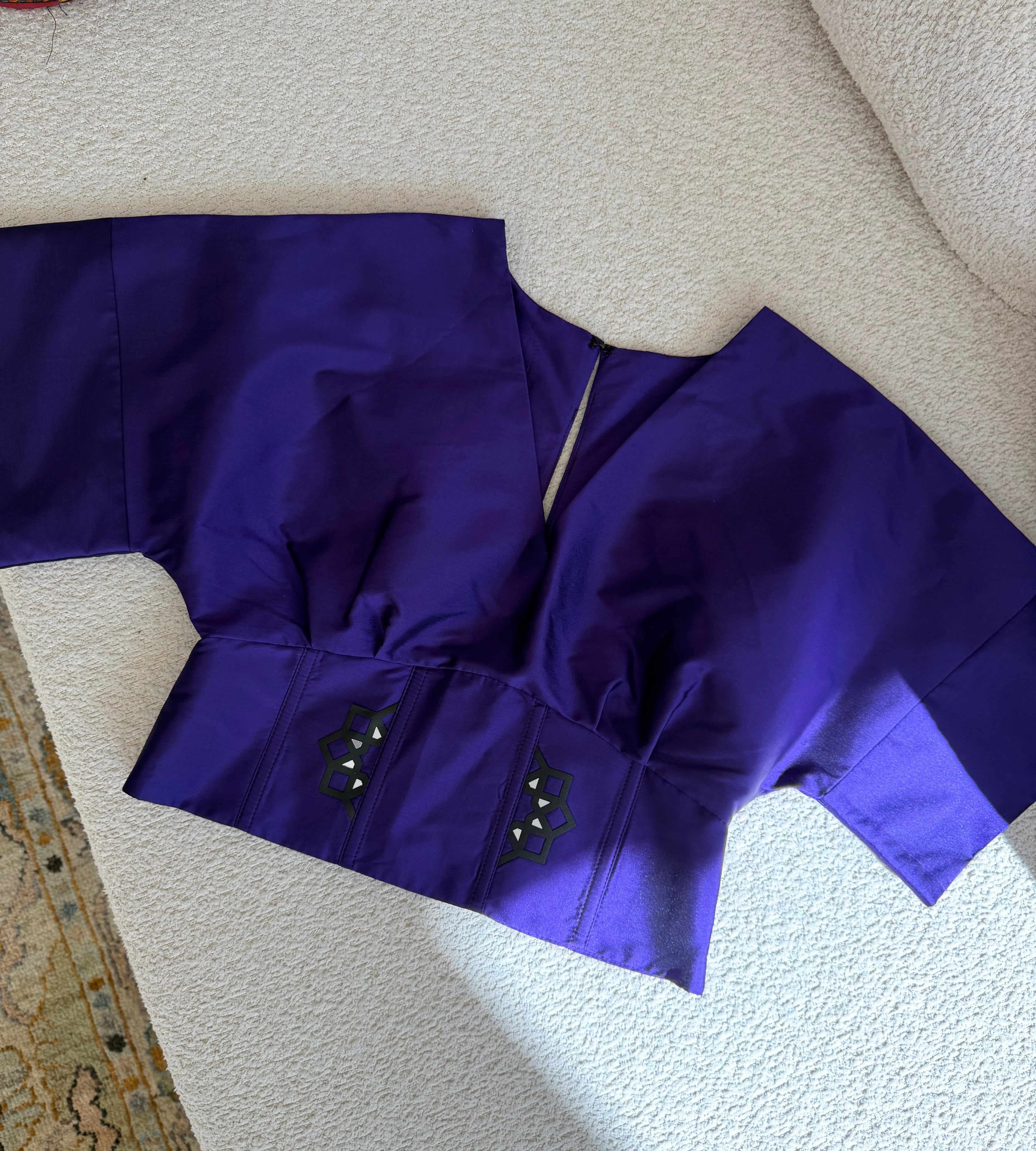 Shiraz Mirror Blouse (Purple)