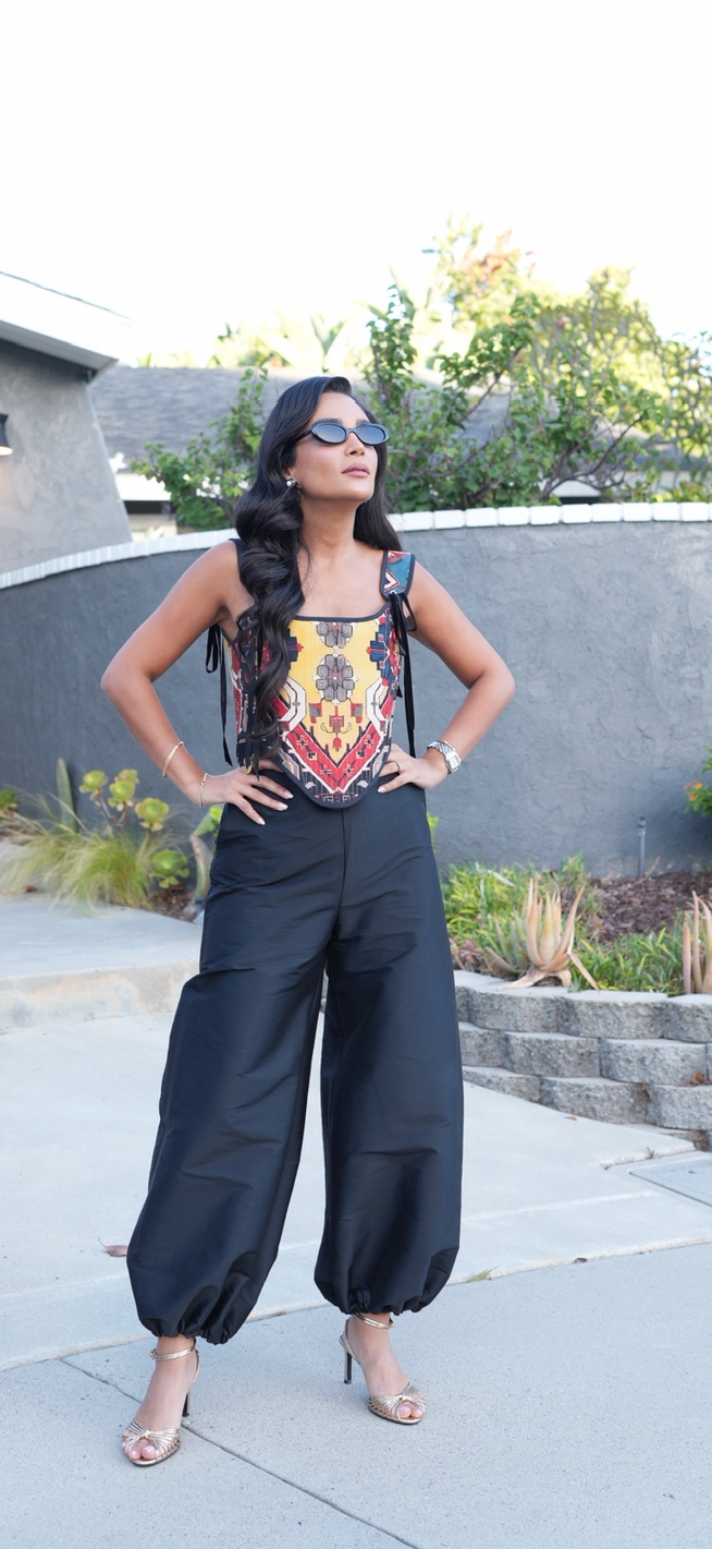 Taffeta Balloon Pants