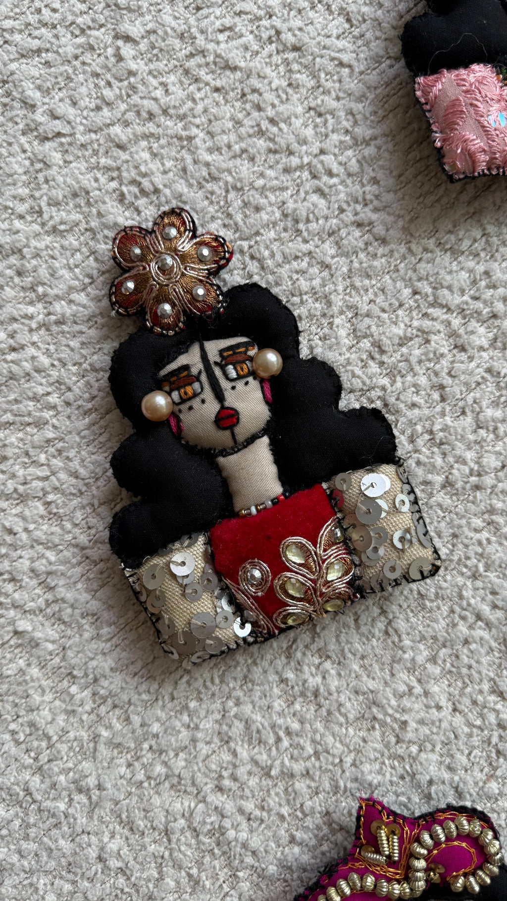 Ghajar Girl Handmade Brooch #3