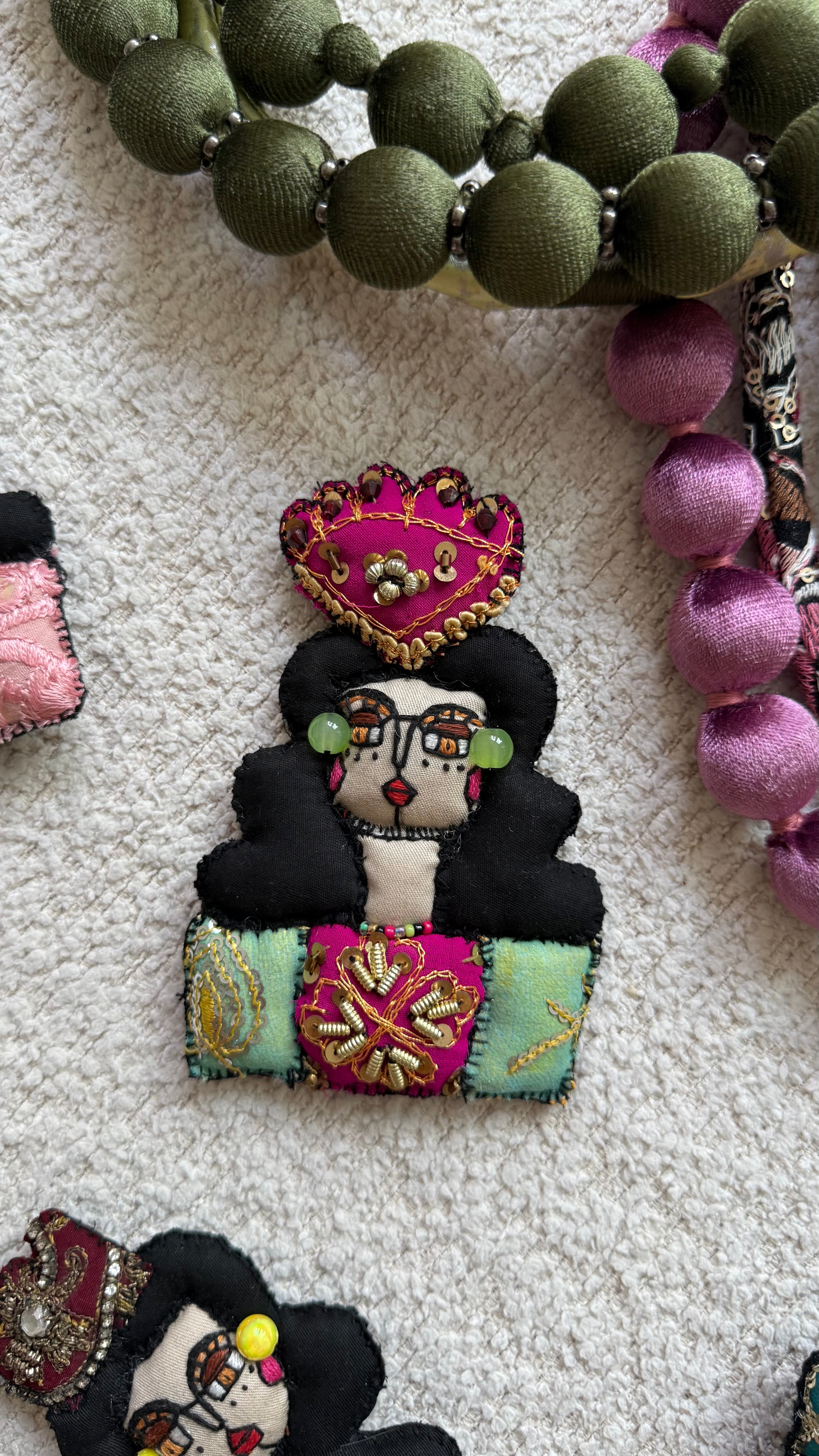 Ghajar Girl Handmade Brooch #5