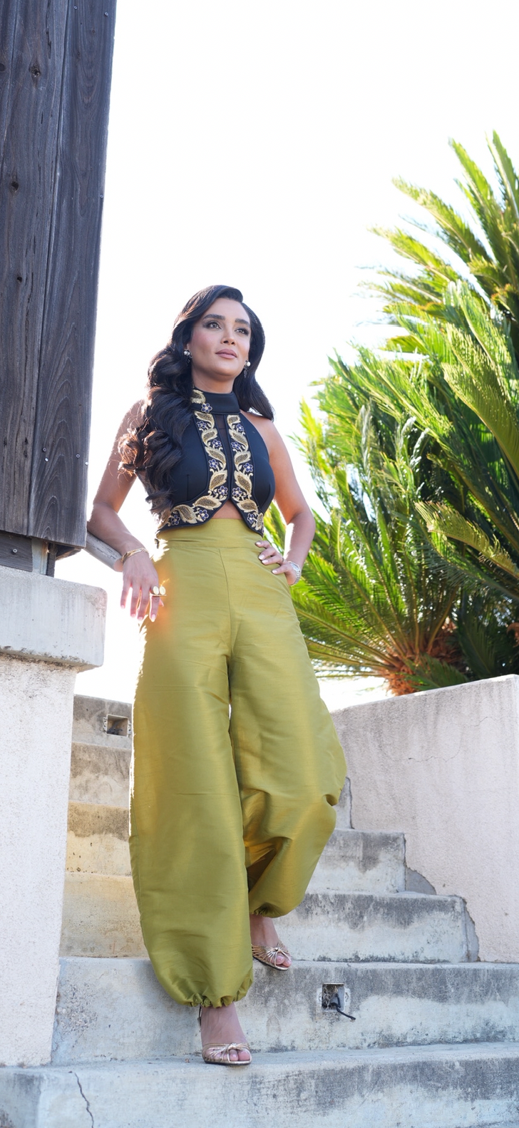 Taffeta Balloon Pants